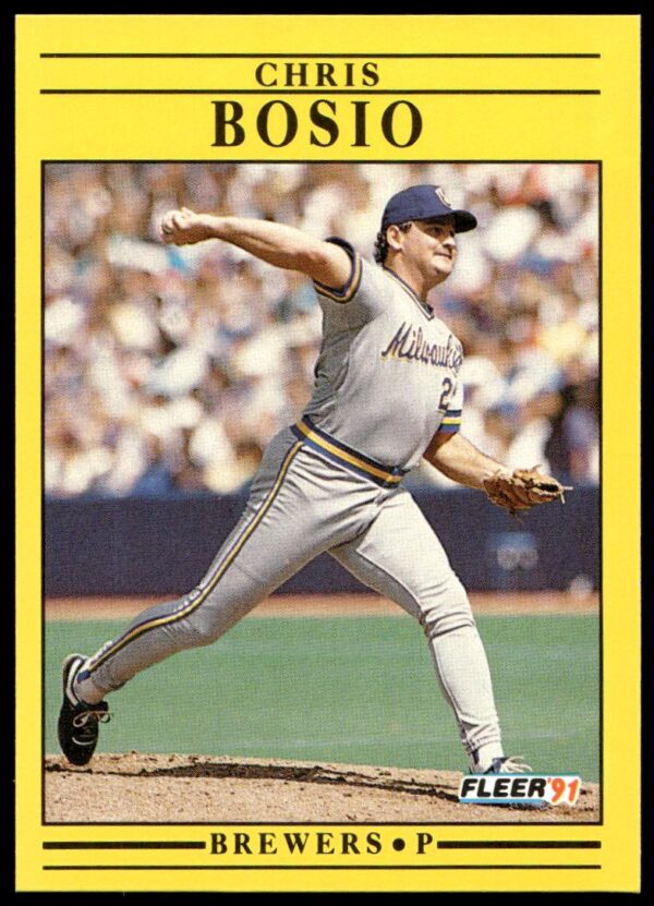 1991 Fleer Chris Bosio #576 (Front)