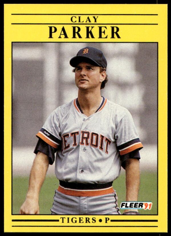 1991 Fleer Clay Parker #346 (Front)