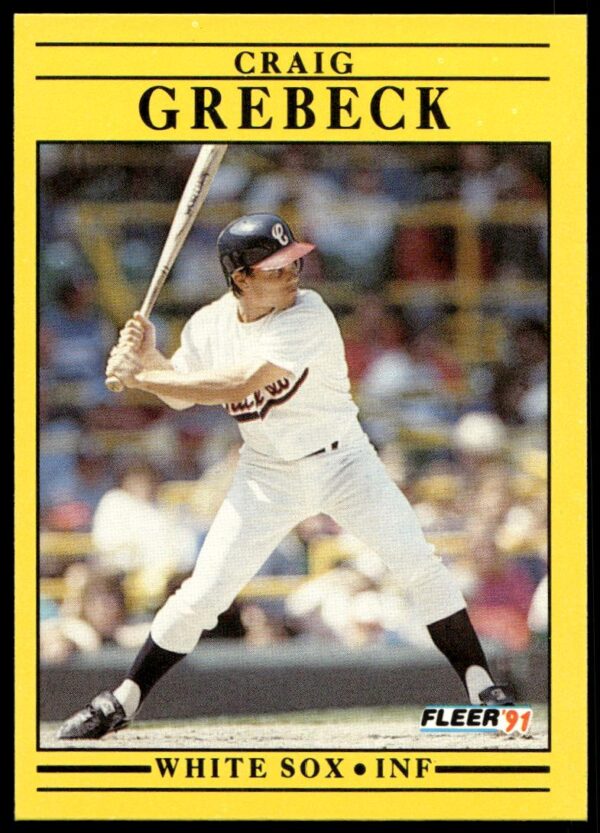 1991 Fleer Craig Grebeck #120 (Front)