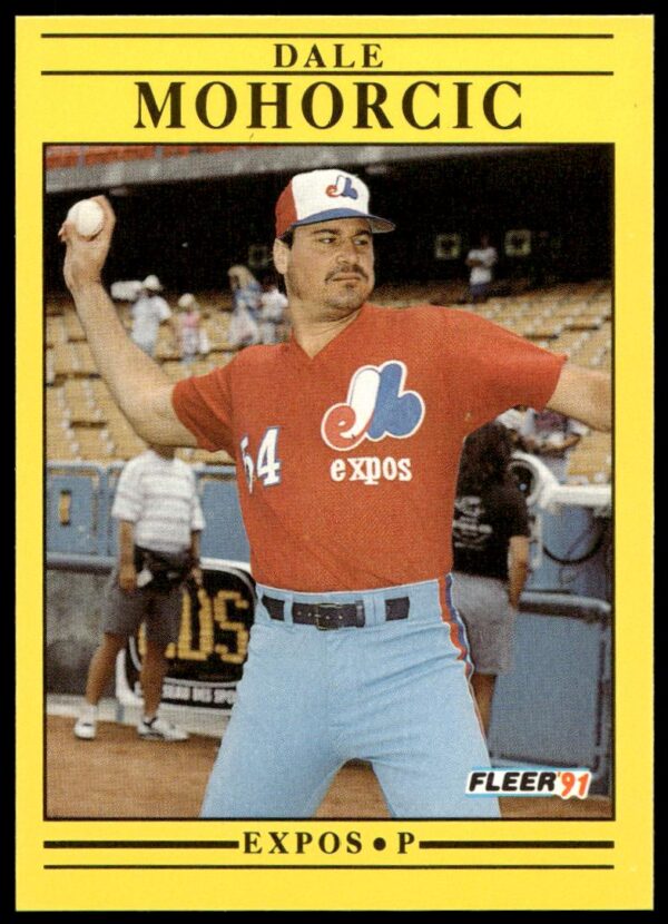 1991 Fleer Dale Mohorcic #239 (Front)