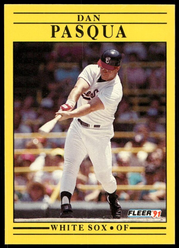 1991 Fleer Dan Pasqua #131 (Front)