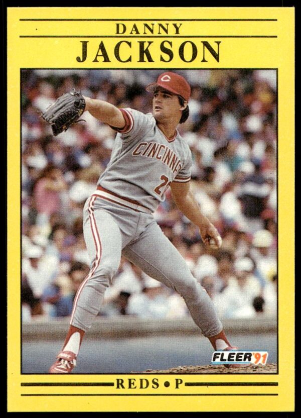 1991 Fleer Danny Jackson #67 (Front)