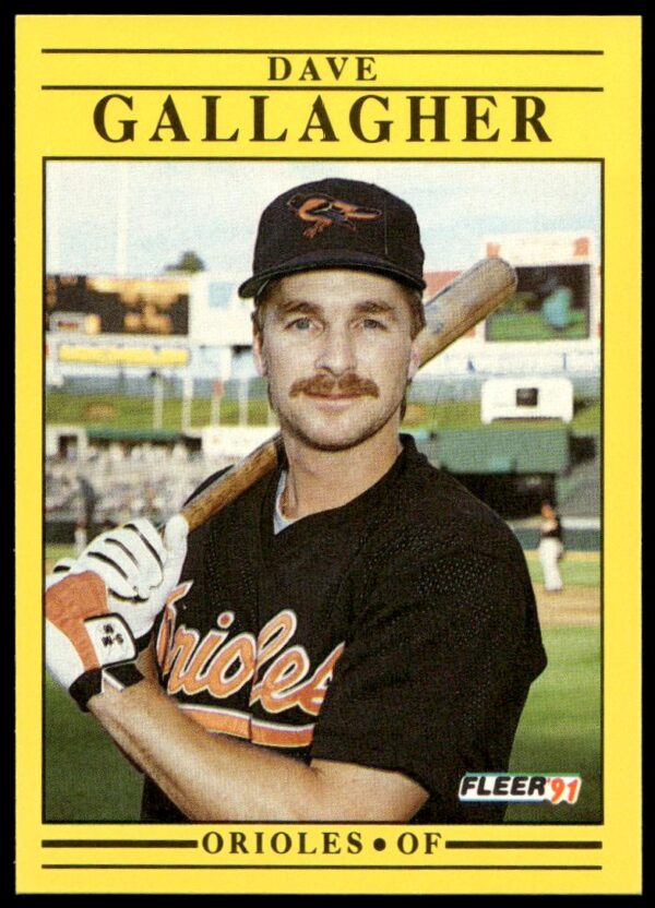 1991 Fleer Dave Gallagher #471 (Front)