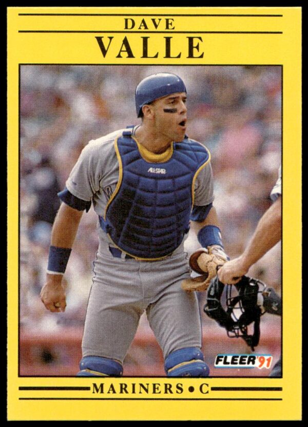 1991 Fleer Dave Valle #463 (Front)