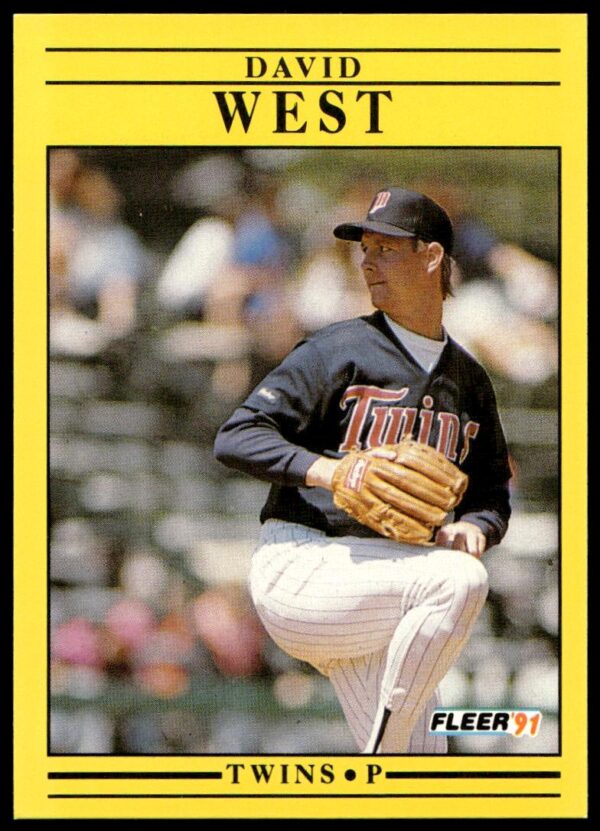 1991 Fleer David West #627 (Front)