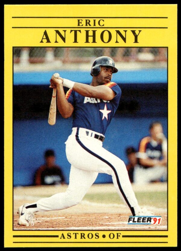 1991 Fleer Eric Anthony #498 (Front)