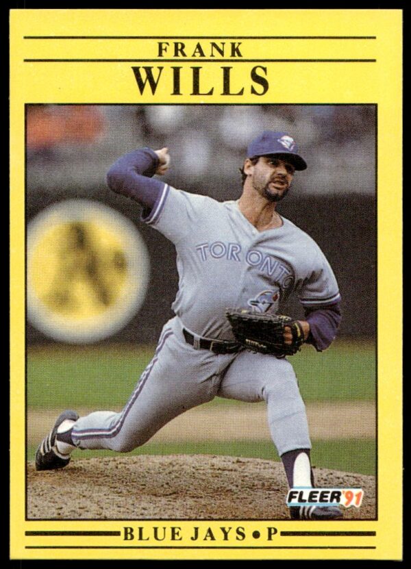 1991 Fleer Frank Wills #191 (Front)