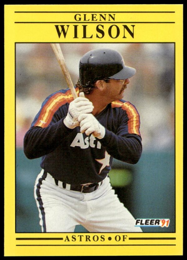 1991 Fleer Glenn Wilson #519 (Front)