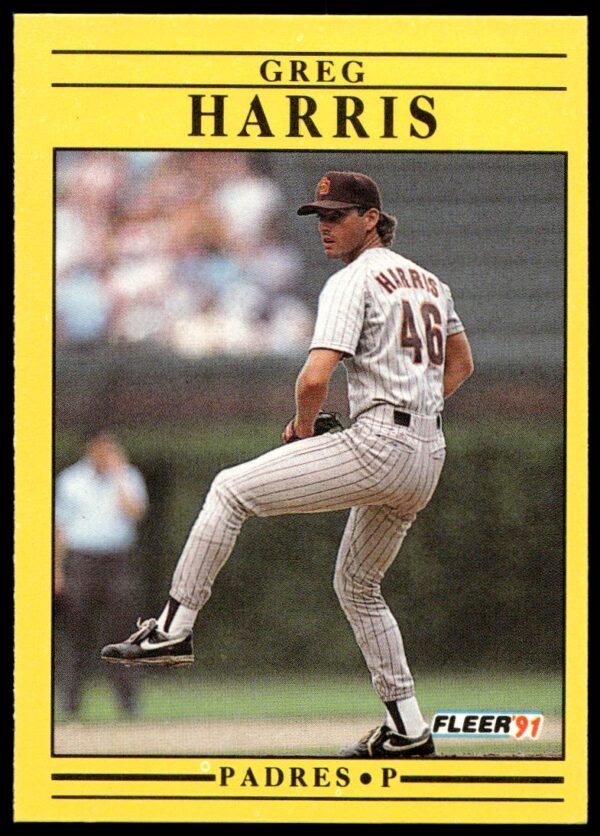 1991 Fleer Greg Harris #531 (Front)
