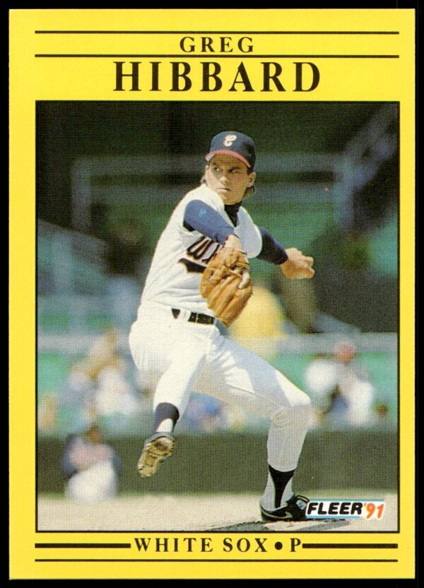 1991 Fleer Greg Hibbard #122 (Front)