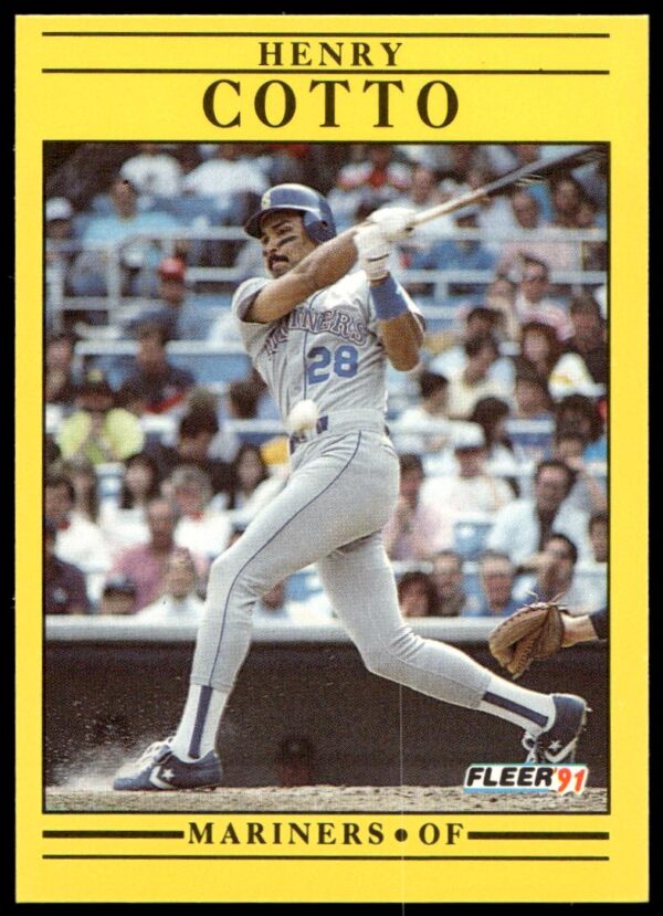 1991 Fleer Henry Cotto #448 (Front)