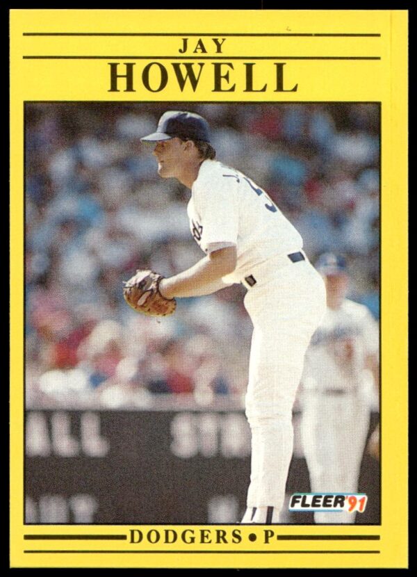 1991 Fleer Jay Howell #209 (Front)