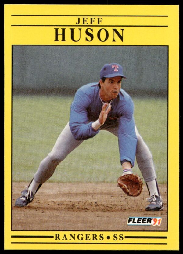 1991 Fleer Jeff Huson #289 (Front)