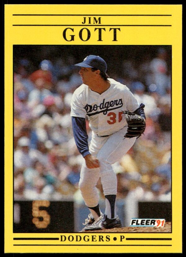 1991 Fleer Jim Gott #200 (Front)