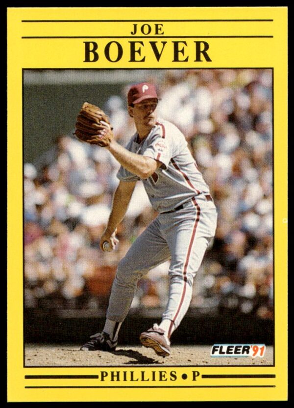 1991 Fleer Joe Boever #387 (Front)