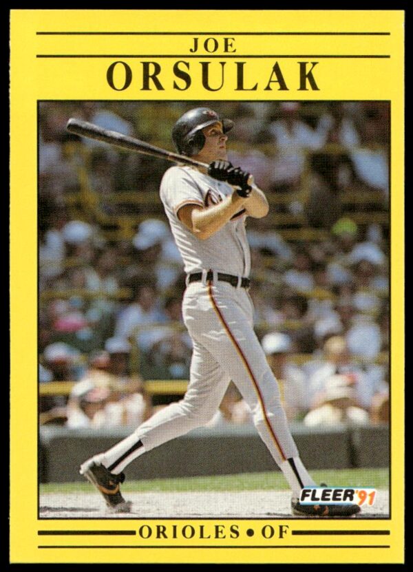 1991 Fleer Joe Orsulak #487 (Front)