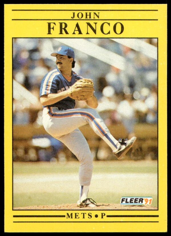 1991 Fleer John Franco #147 (Front)