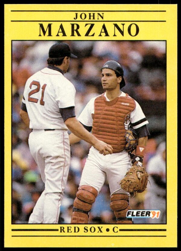 1991 Fleer John Marzano #103 (Front)