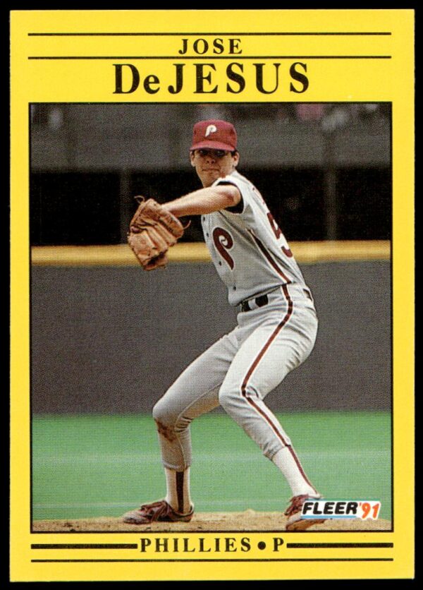 1991 Fleer Jose DeJesus #394 (Front)