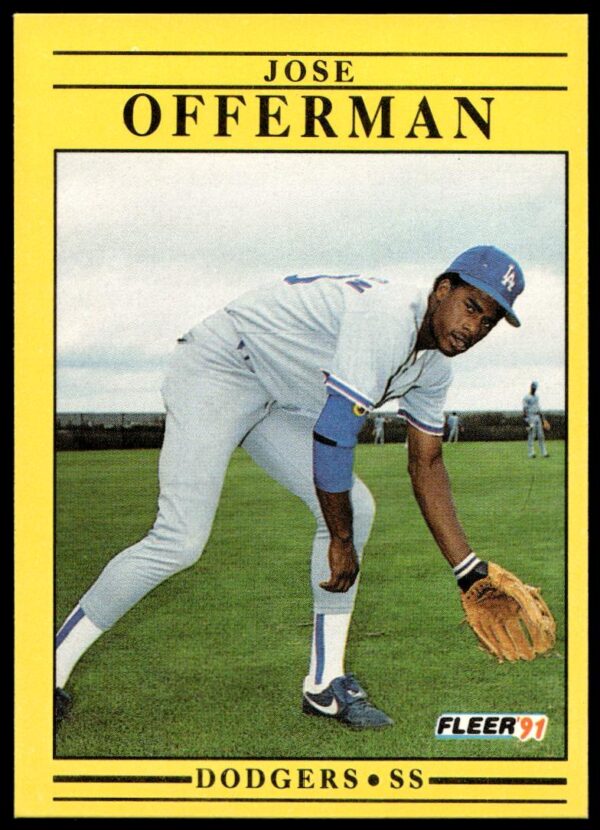 1991 Fleer Jose Offerman #216 (Front)