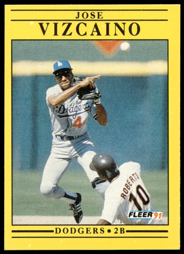 1991 Fleer Jose Vizcaino #223 (Front)