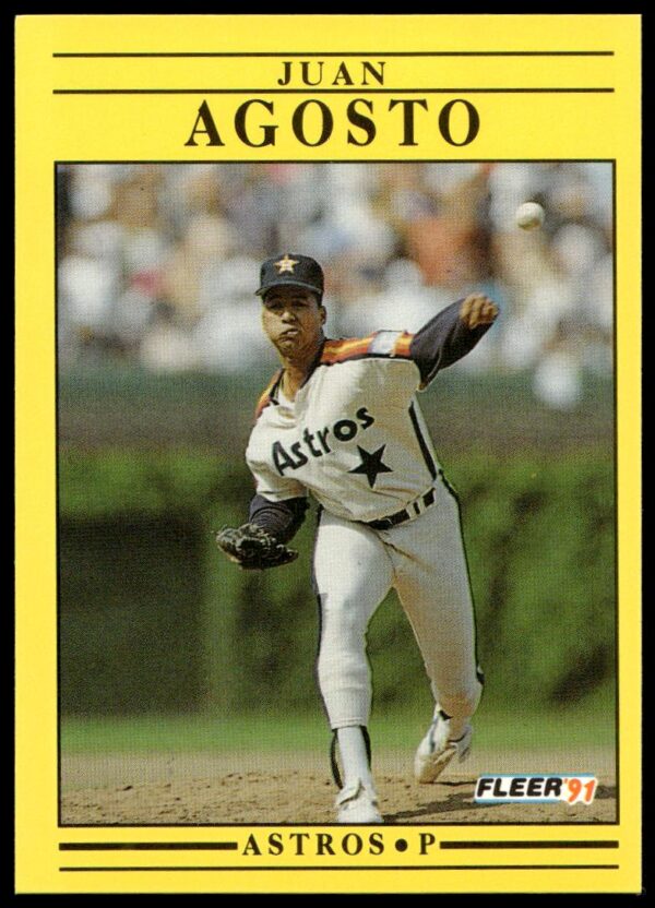 1991 Fleer Juan Agosto #497 (Front)