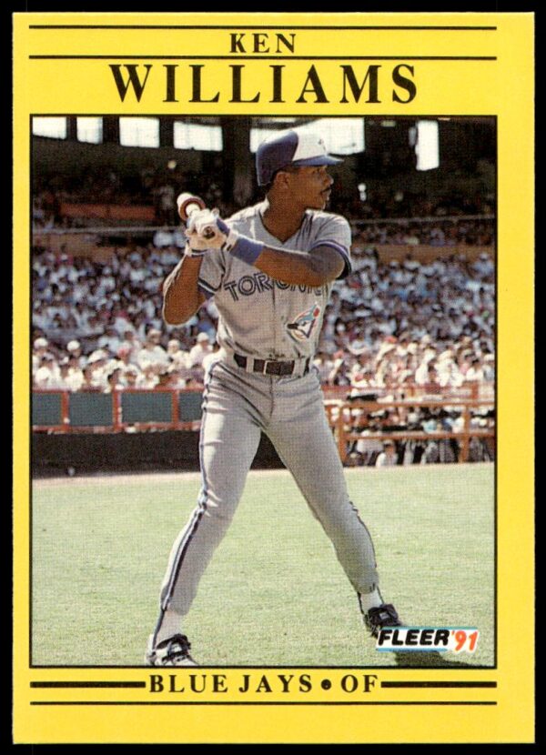 1991 Fleer Ken Williams #190 (Front)
