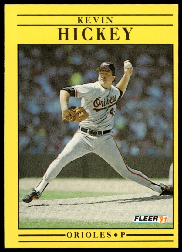 1991 Fleer Kevin Hickey #475 (Front)