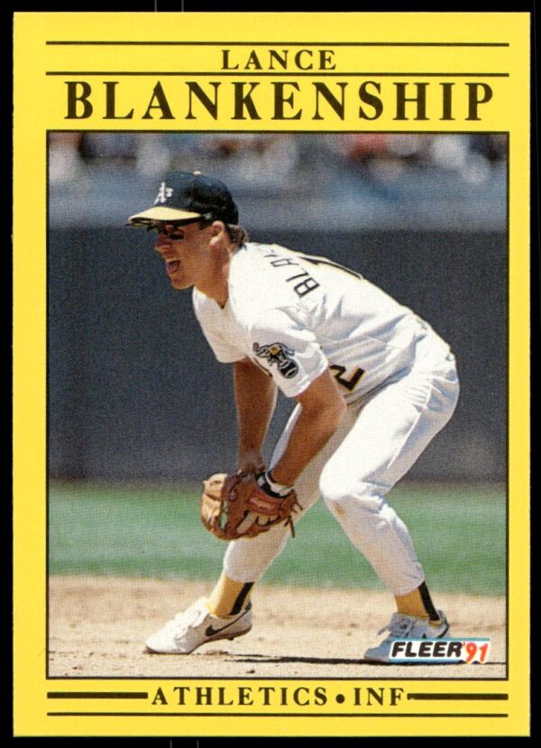 1991 Fleer Lance Blankenship #3 (Front)