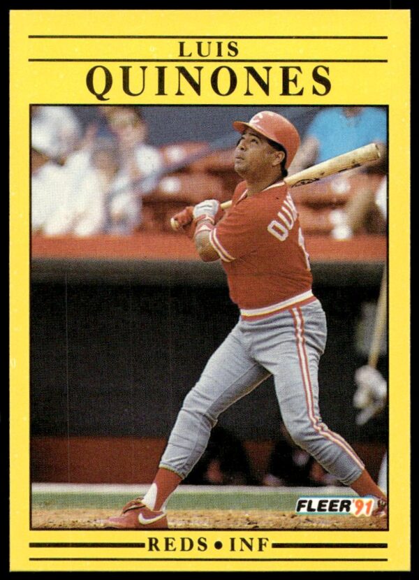 1991 Fleer Luis Quinones #77 (Front)