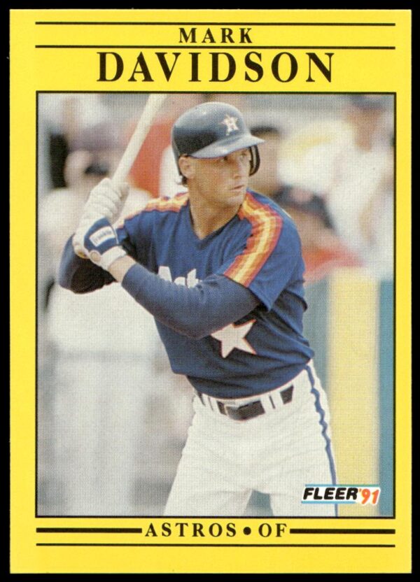 1991 Fleer Mark Davidson #504 (Front)
