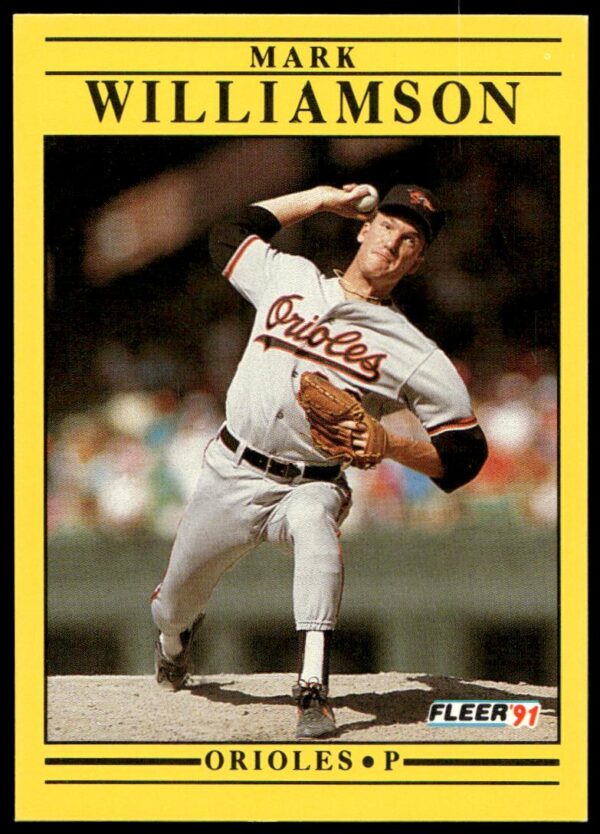 1991 Fleer Mark Williamson #495 (Front)