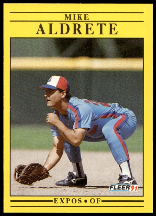 1991 Fleer Mike Aldrete #224 (Front)