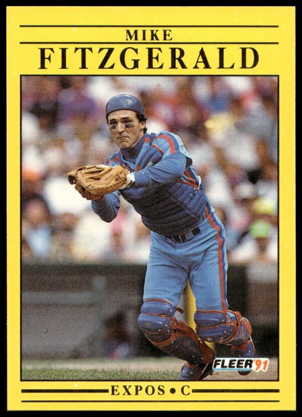 1991 Fleer Mike Fitzgerald #229 (Front)
