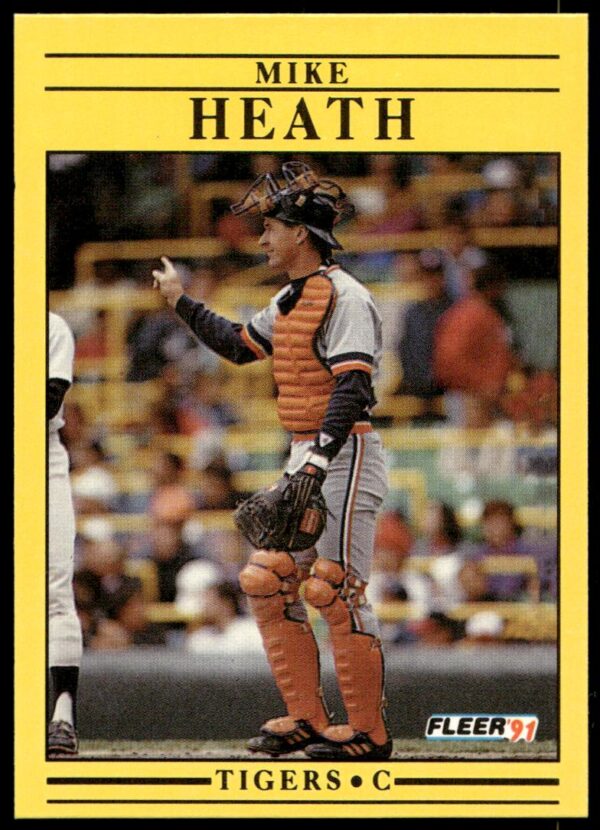 1991 Fleer Mike Heath #339 (Front)
