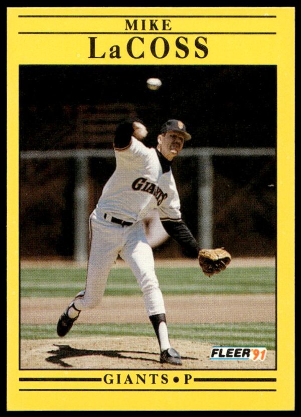 1991 Fleer Mike LaCoss #264 (Front)