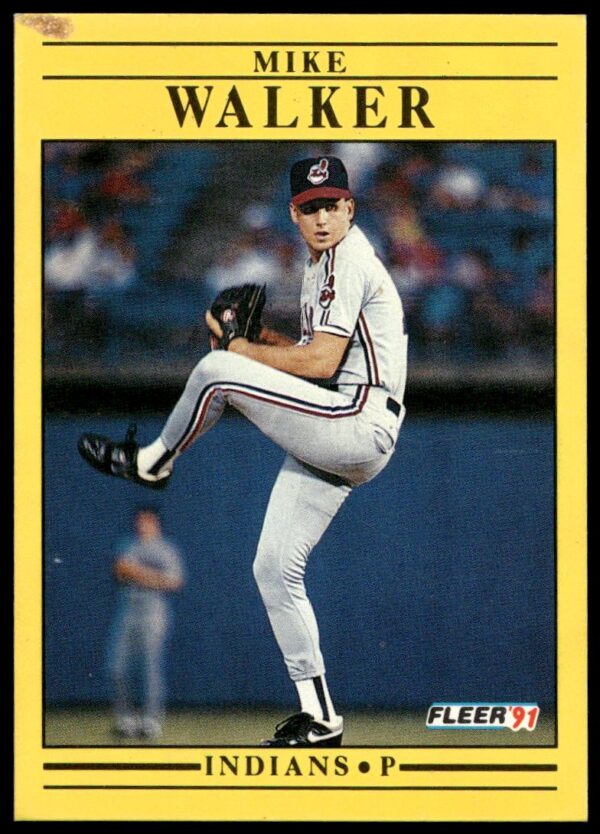 1991 Fleer Mike Walker #381 (Front)