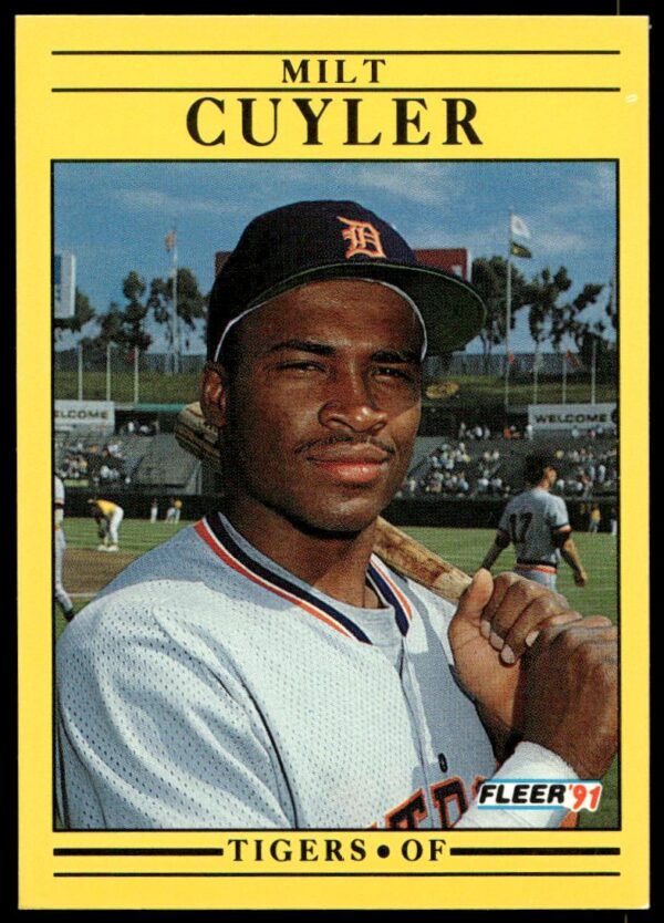 1991 Fleer Milt Cuyler #334 (Front)