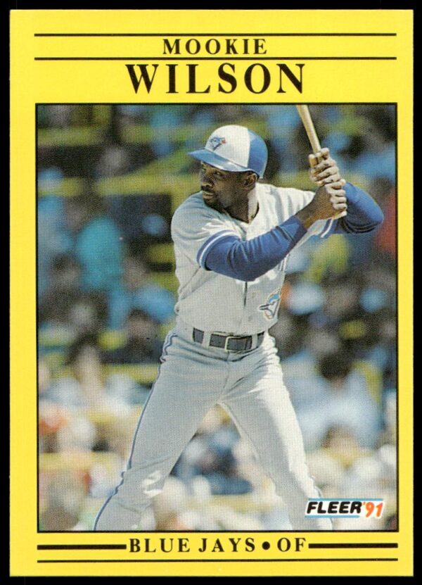 1991 Fleer Mookie Wilson #192 (Front)