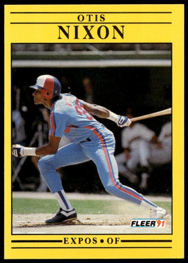 1991 Fleer Otis Nixon #241 (Front)