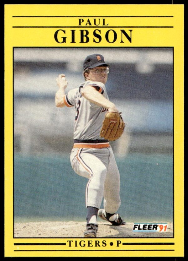 1991 Fleer Paul Gibson #337 (Front)