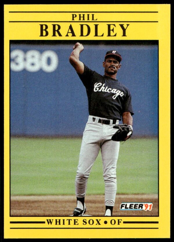 1991 Fleer Phil Bradley #114 (Front)