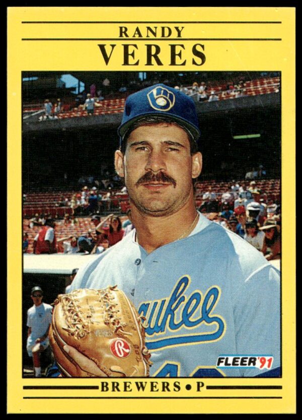 1991 Fleer Randy Veres #600 (Front)
