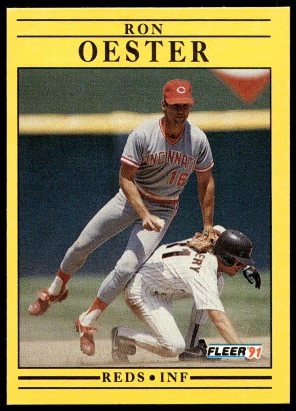 1991 Fleer Ron Oester #74 (Front)