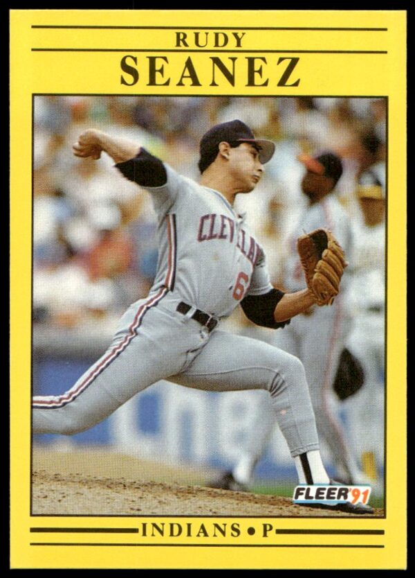 1991 Fleer Rudy Seanez #376 (Front)