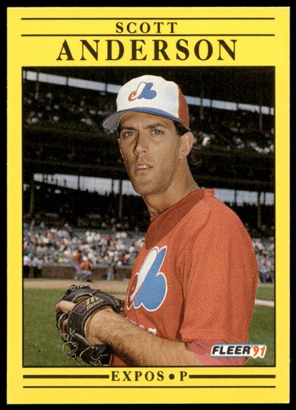 1991 Fleer Scott Anderson #225 (Front)