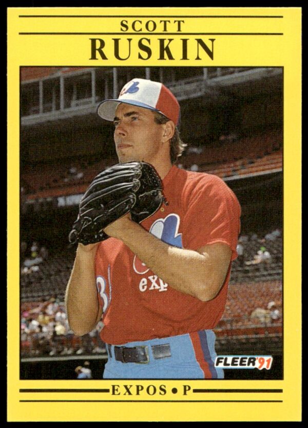 1991 Fleer Scott Ruskin #246 (Front)