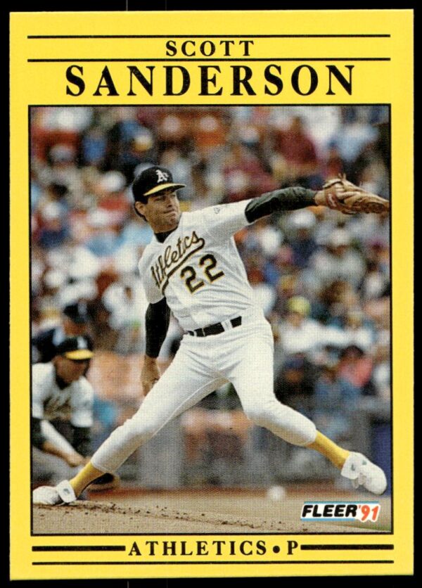 1991 Fleer Scott Sanderson #23 (Front)