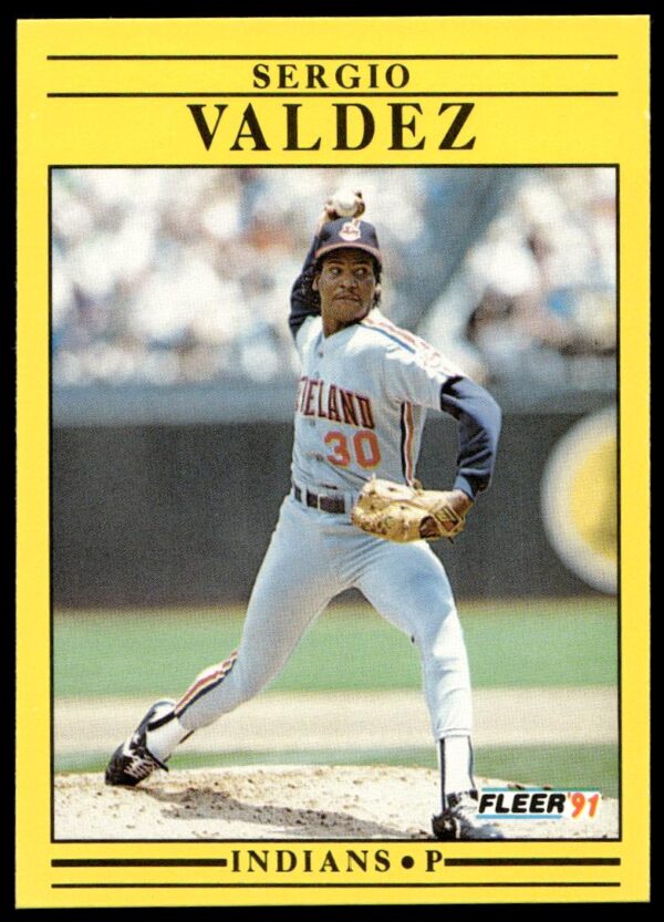 1991 Fleer Sergio Valdez #380 (Front)