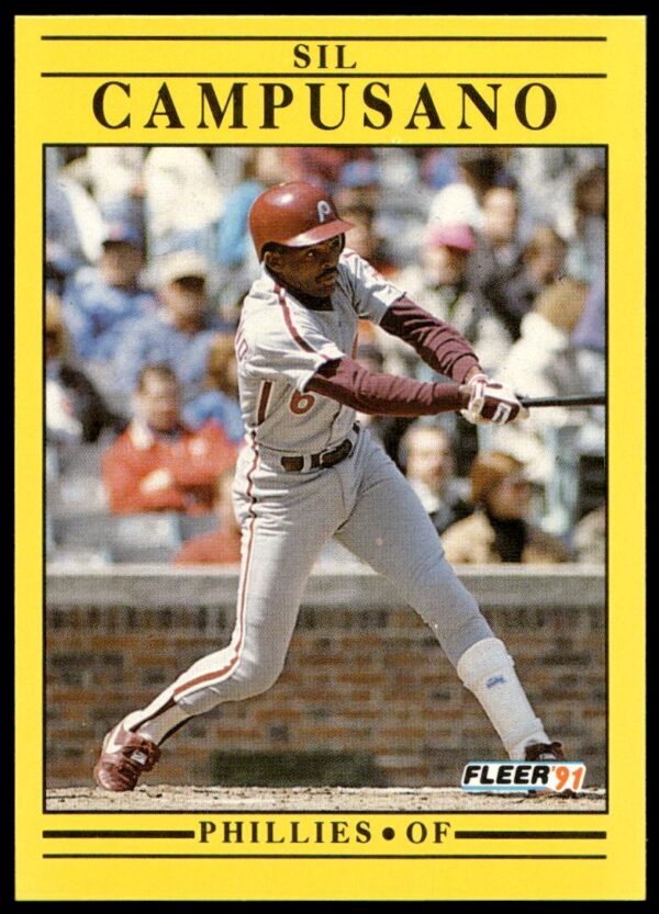 1991 Fleer Sil Campusano #389 (Front)